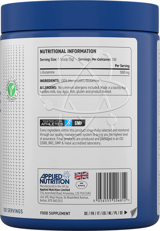 Applied Nutrition L-Glutamine Powder - 500 g