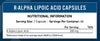 Applied Nutrition R-ALA - 60 kapslar
