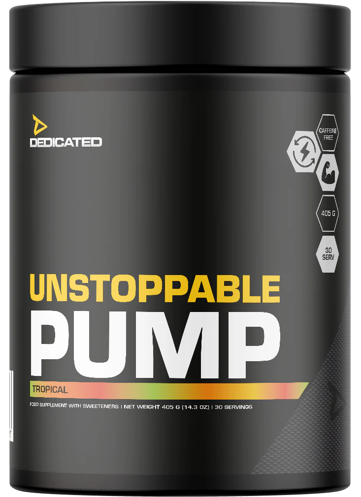  Ladda bild till gallerivisaren, Dedicated Nutrition Unstoppable Pump - 405 g Tropical

