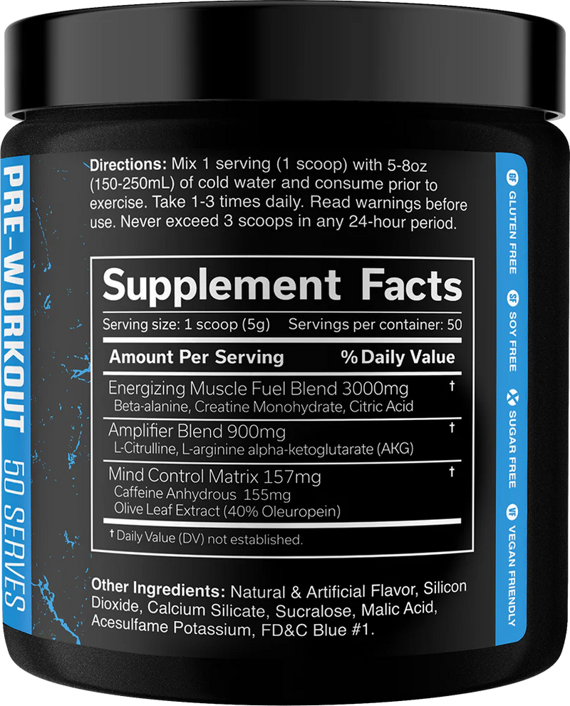  Ladda bild till gallerivisaren, JNX The Curse Pre-workout - 250 g - Blue Raspberry
