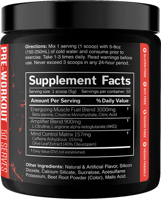 JNX The Curse Pre-workout - 250 g - Fruit Punch