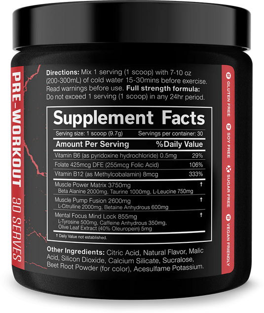JNX The Shadow Pre-workout - 270 g - Watermelon
