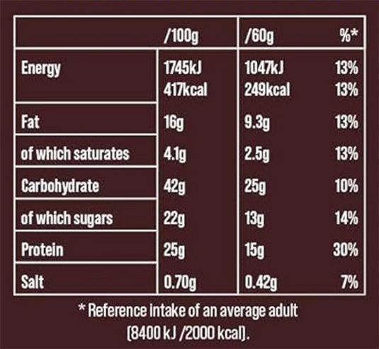 Snickers HiProtein Cookie - 12 x 60 g Chocolate & Peanut