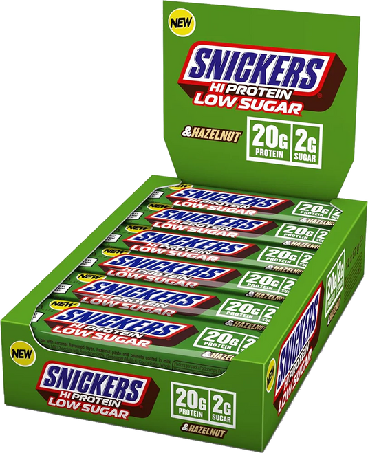 Snickers HiProtein Low Sugar - 12 x 57 g - Hazelnut
