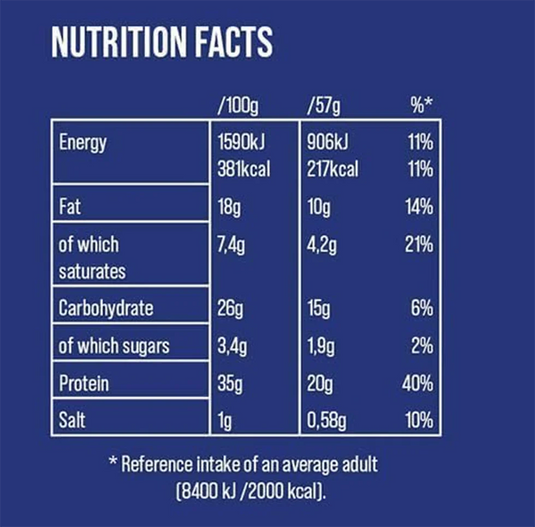 Snickers HiProtein Low Sugar - 12 x 57 g - Dark Chocolate
