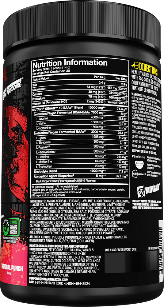 Mutant GEAAR - 420 g - Tropical Punch