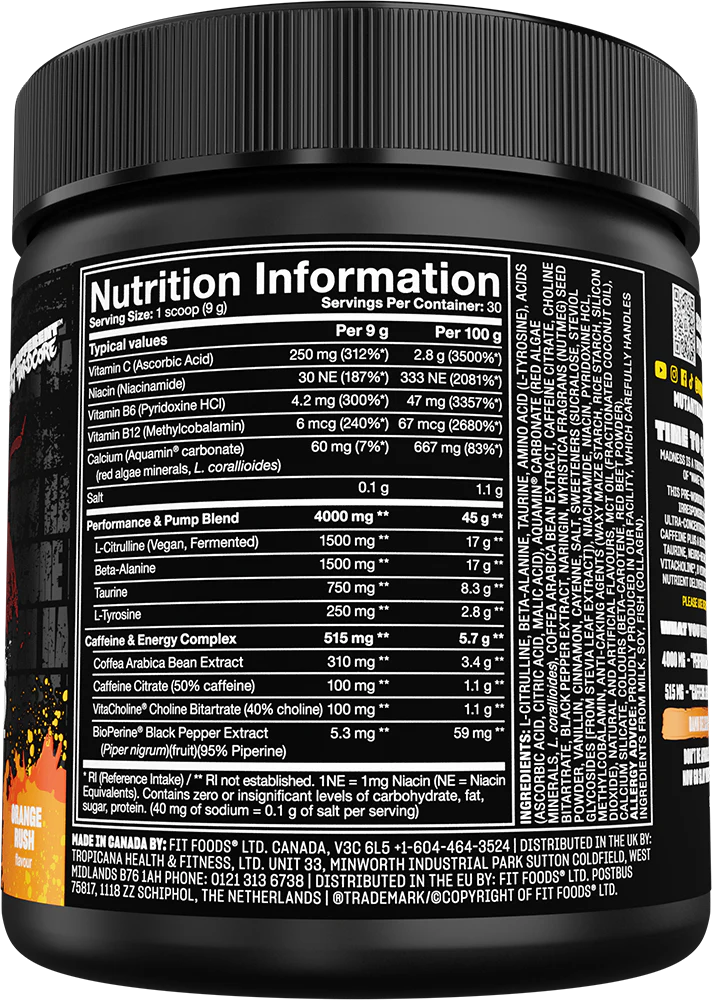  Ladda bild till gallerivisaren, Mutant Madness - 30 servings Orange Rush
