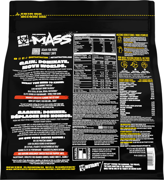 Mutant Mass - 2270 g - Chocolate Fudge Brownie
