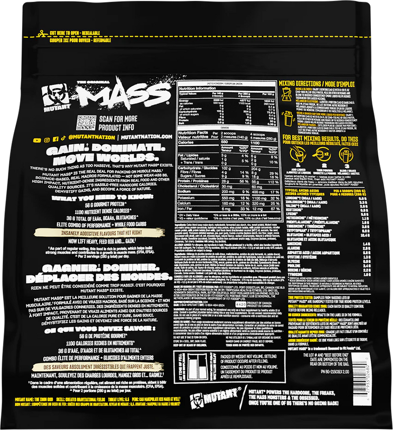  Ladda bild till gallerivisaren, Mutant Mass - 2270 g - Cookies &amp; Cream
