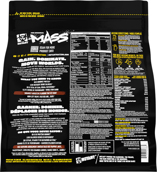Mutant Mass - 2270 g - Triple Chocolate