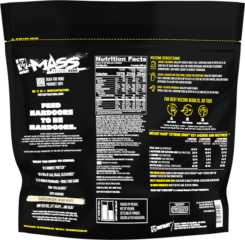  Ladda bild till gallerivisaren, Mutant Mass Extreme 2500 - 2720 g Cookies and Cream
