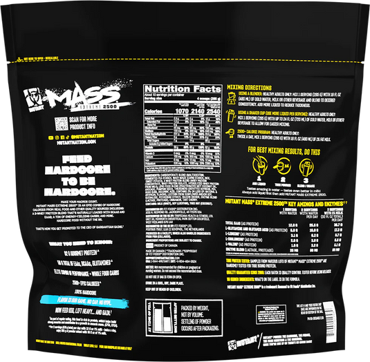 Mutant Mass Extreme 2500 - 2720 g Vanilla Ice Cream
