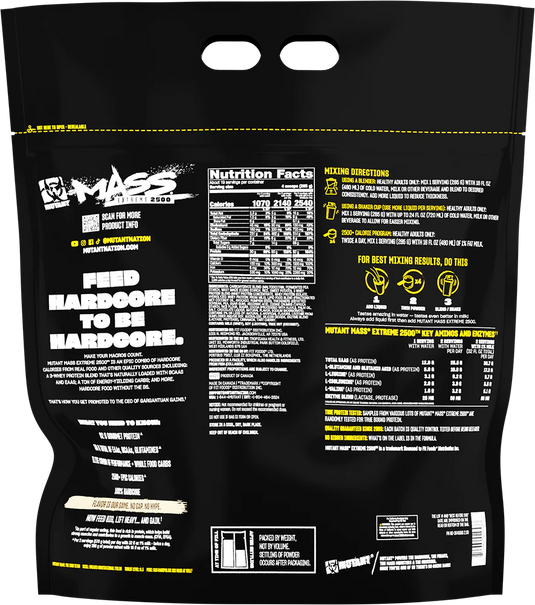 Mutant Mass Extreme 2500 - 5450 g Cookies and Cream