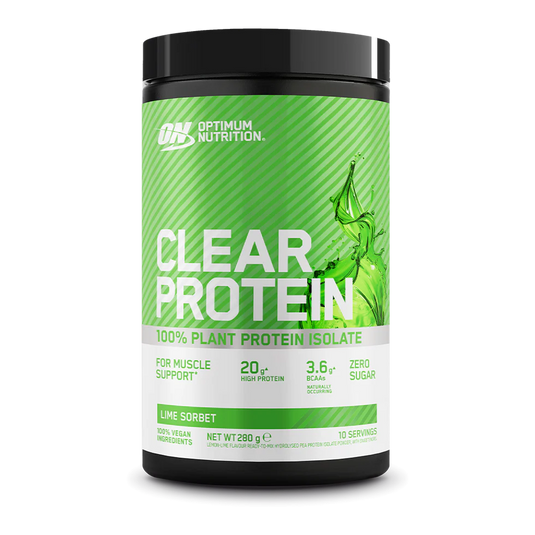 Optimum Nutrition Clear Protein 100% Plant Protein Isolate - 280 g Lime Sorbet