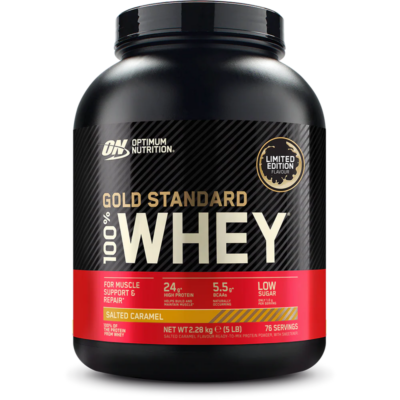 Ladda bild till gallerivisaren, Optimum Nutrition Gold Standard 100% Whey - 2270 g Salted Caramel
