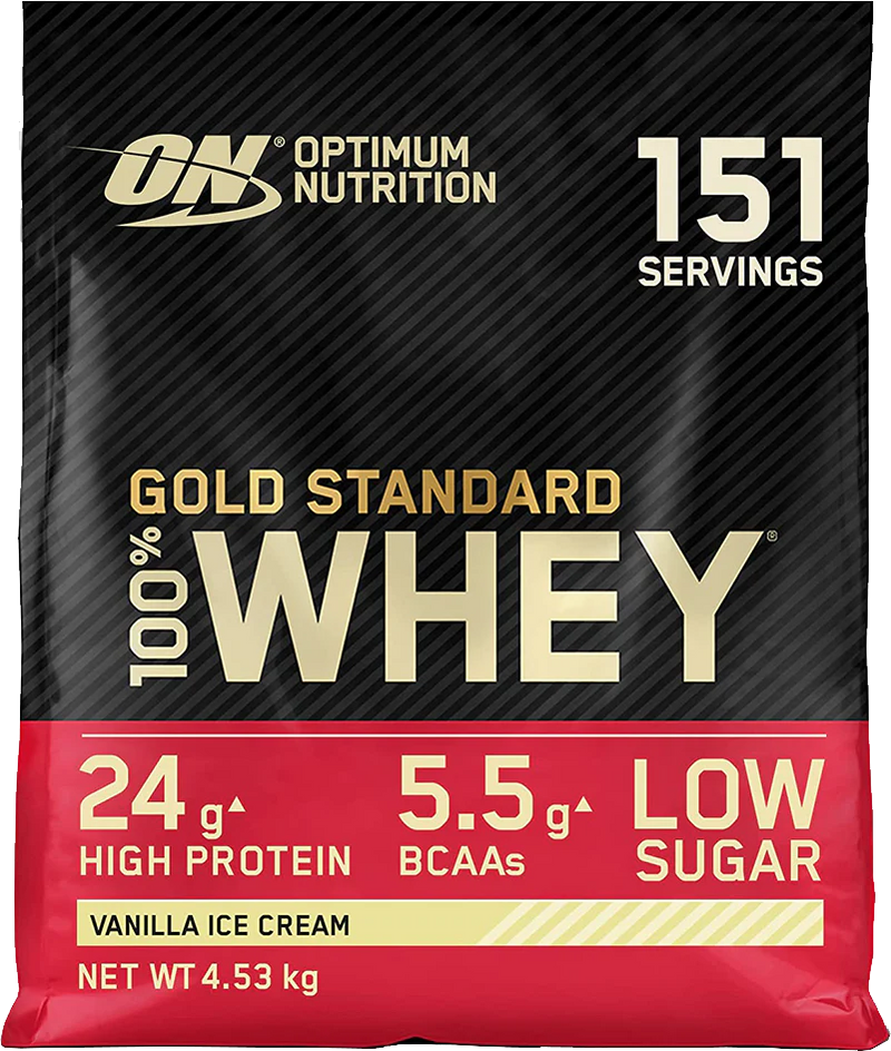  Ladda bild till gallerivisaren, Optimum Nutrition Gold Standard 100% Whey - 4530 g Vanilla Ice Cream
