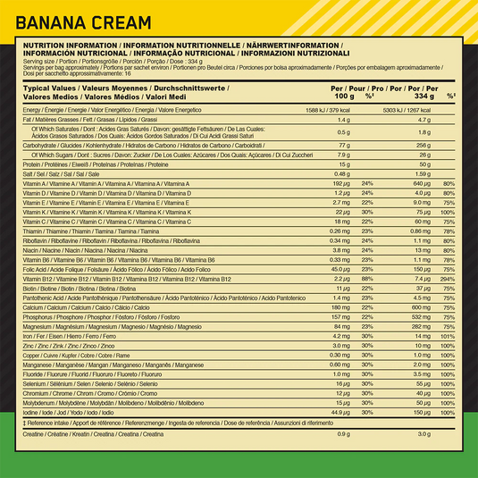 Optimum Nutrition Serious Mass - 2730 g Banana