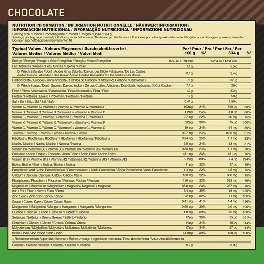 Optimum Nutrition Serious Mass - 2730 g Chocolate