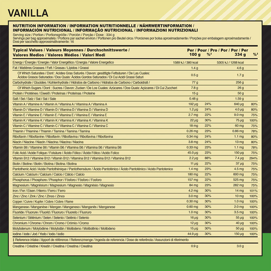 Optimum Nutrition Serious Mass - 5450 g Vanilla