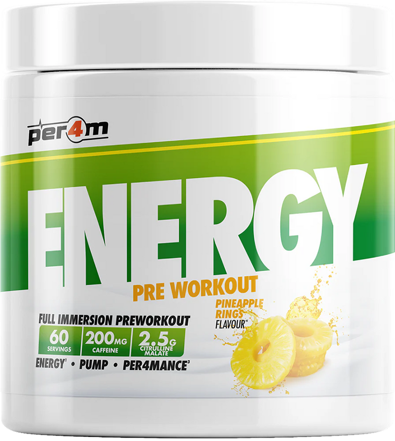  Ladda bild till gallerivisaren, PER4M Energy Pre-workout - 390 g Pineapple Rings
