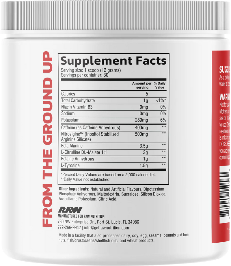  Ladda bild till gallerivisaren, RAW Pre Extreme - 30 servings - Fruit Fight
