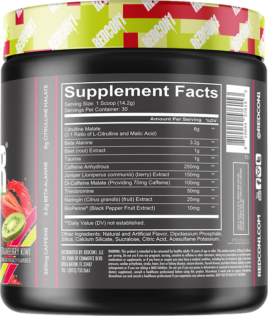 Redcon1 Total War - 441 g - Strawberry Kiwi