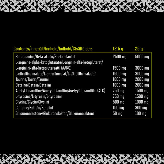 Viking Power Thor's Hammer Pre-workout - 500 g - Lemon Rive
