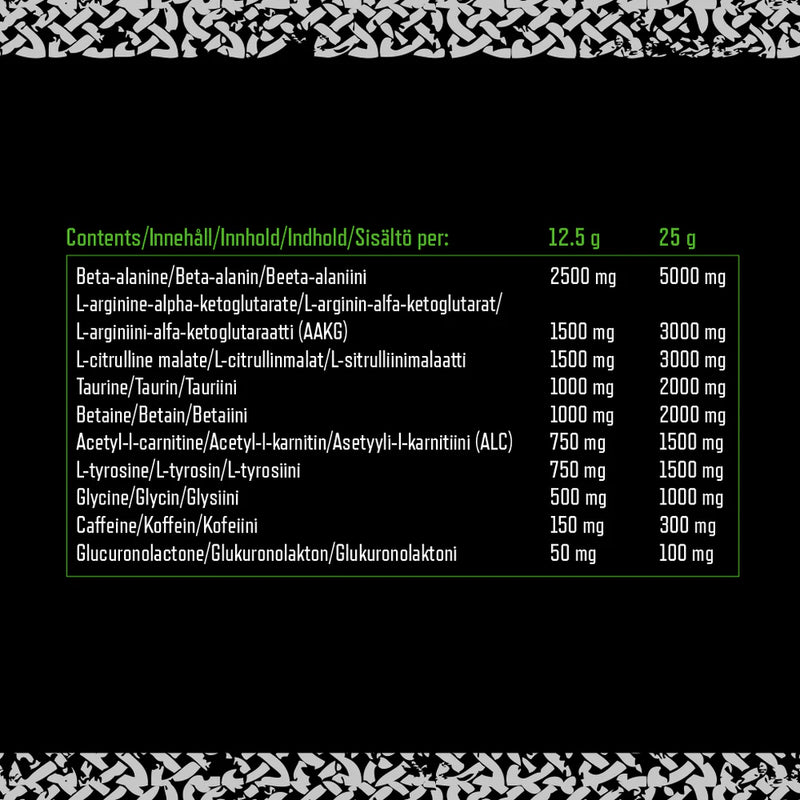  Ladda bild till gallerivisaren, Viking Power Thor's Hammer Pre-workout - 500 g - Pear Blaze
