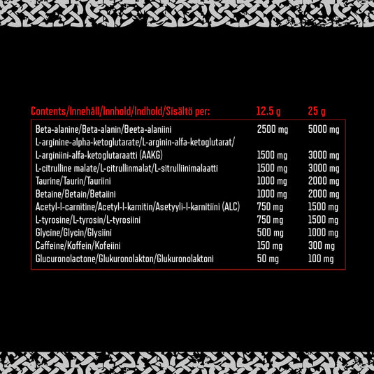 Viking Power Thor's Hammer Pre-workout - 500 g - Strawberry Storm