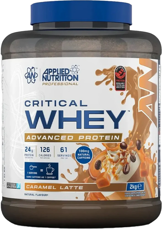 Applied Nutrition Critical Whey Protein V2 - 2000 g Caramel Latte