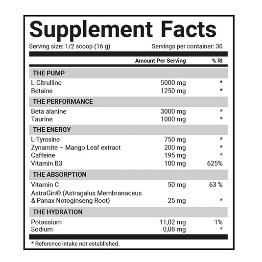 Dedicated Nutrition Unstoppable - 420 g Red Energy