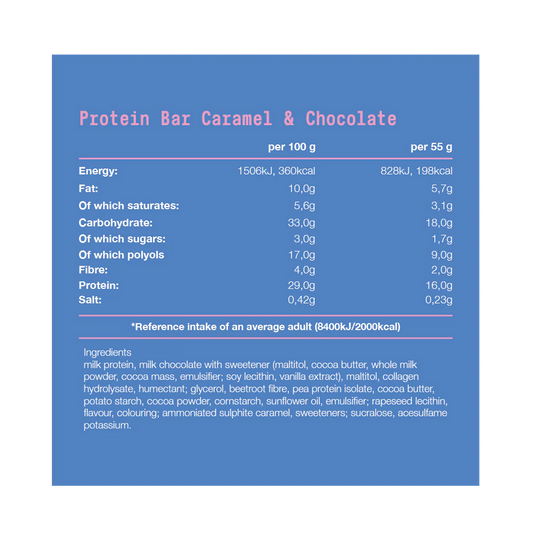 Fit & Co Protein Soft Bar - 10 x 55 g - Hazelnut Chocolate