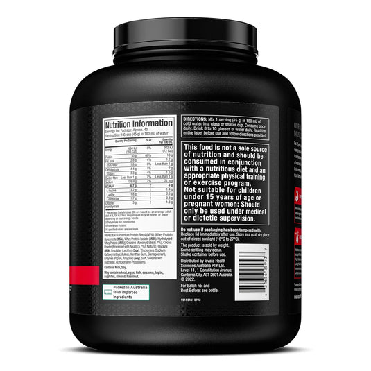 MuscleTech Nitro Tech Whey Protein - 1810 g Strawberry