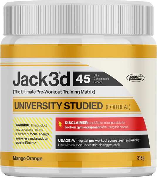 Jack3d Advanced Pre-workout - 315 g - Mango