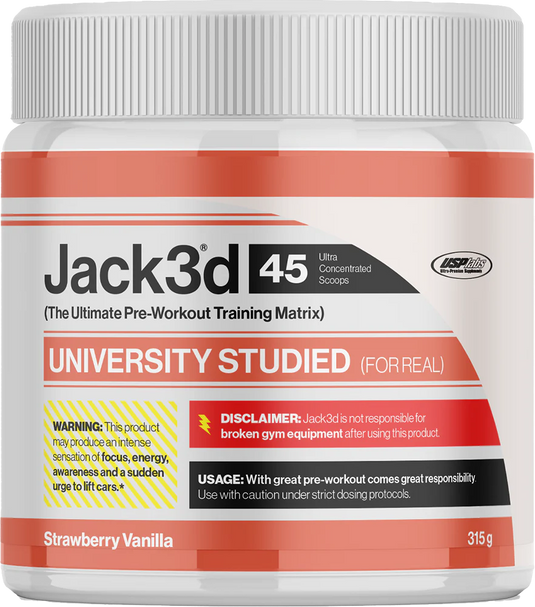 Jack3d Advanced Pre-workout - 315 g - Strawberry Vanille
