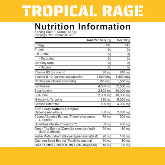 5% Nutrition 5150 - 399 g - Tropical Rage