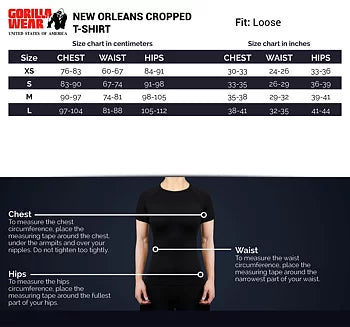  Ladda bild till gallerivisaren, Gorilla Wear New Orleans Cropped T-Shirt, grey
