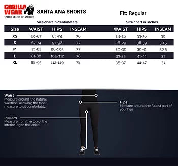  Ladda bild till gallerivisaren, Gorilla Wear Santa Ana Shorts, black
