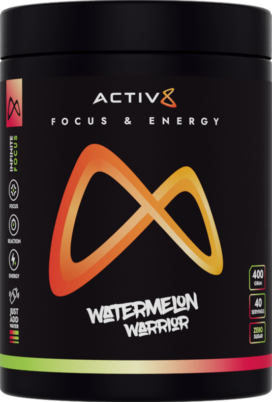 Activ8 Focus & Energi Dryck - 400 g - Vattenmelon Krigare