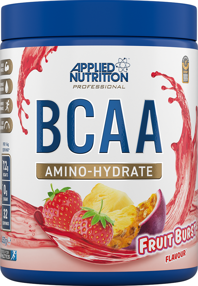  Ladda bild till gallerivisaren, Applied Nutrition BCAA Amino Hydrate - 450 g - Fruktburst
