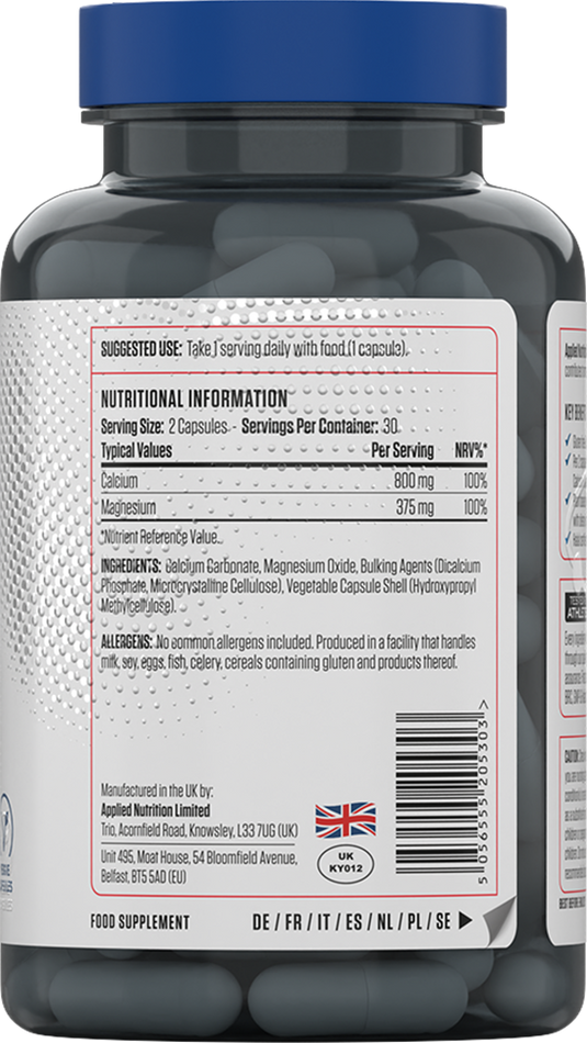 Applied Nutrition Calcium & Magnesium - 60 caps