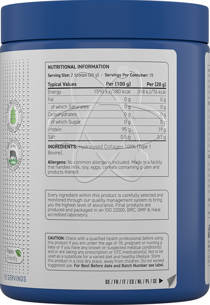  Ladda bild till gallerivisaren, Applied Nutrition Collagen Peptides - 300 g
