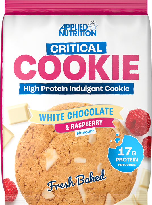 Applied Nutrition Critical Cookie - 12 x 73 g - Vit Choklad & Hallon