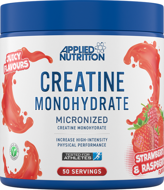 Applied Nutrition Smaksatt Kreatin Monohydrat - 250 g - Jordgubb & Hallon