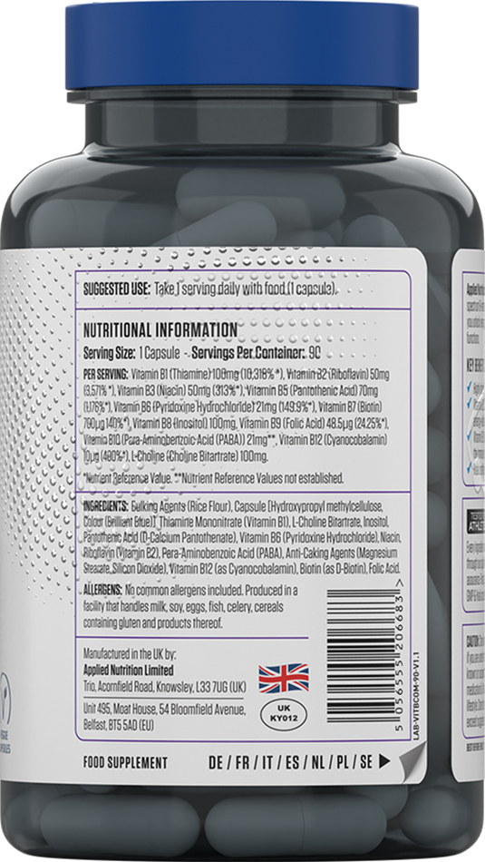Applied Nutrition Vitamin B Complex - 90 caps