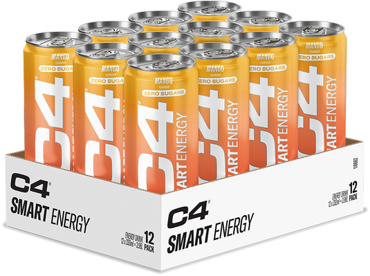 C4 Smart Energy - 12 x 330ml - Mango