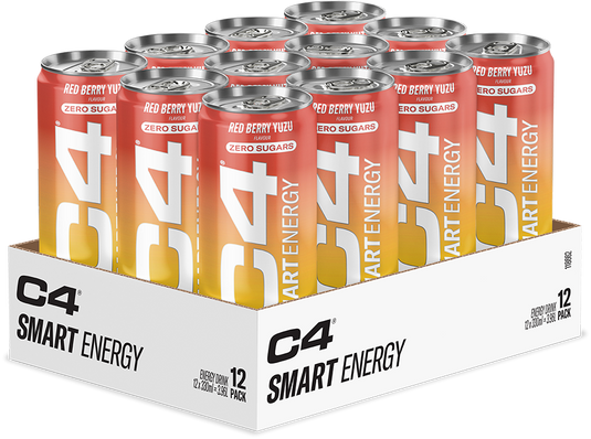 C4 Smart Energy - 12 x 330ml - Red Berry