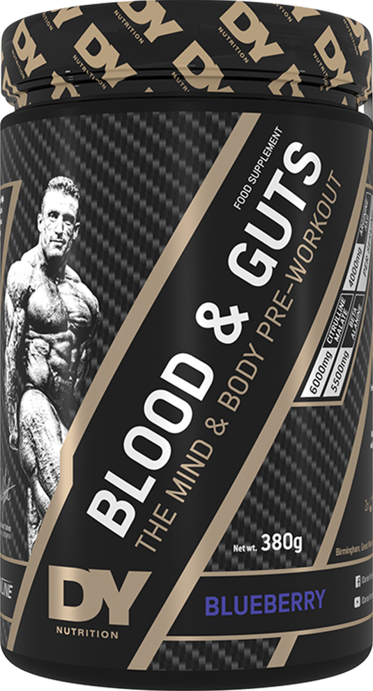 DY Nutrition Blood & Guts PWO - 380 g - Blåbär
