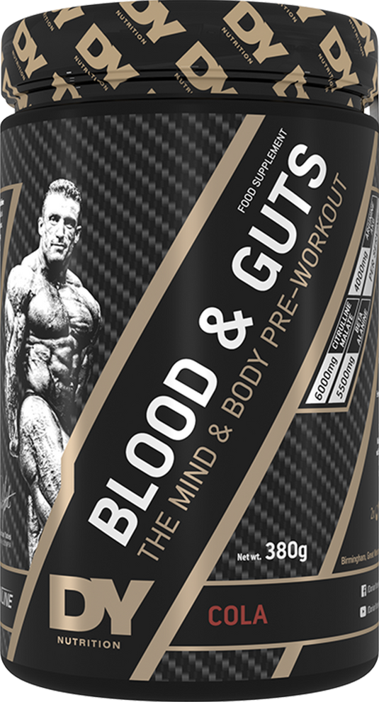 DY Nutrition Blood & Guts PWO - 380 g - Cola