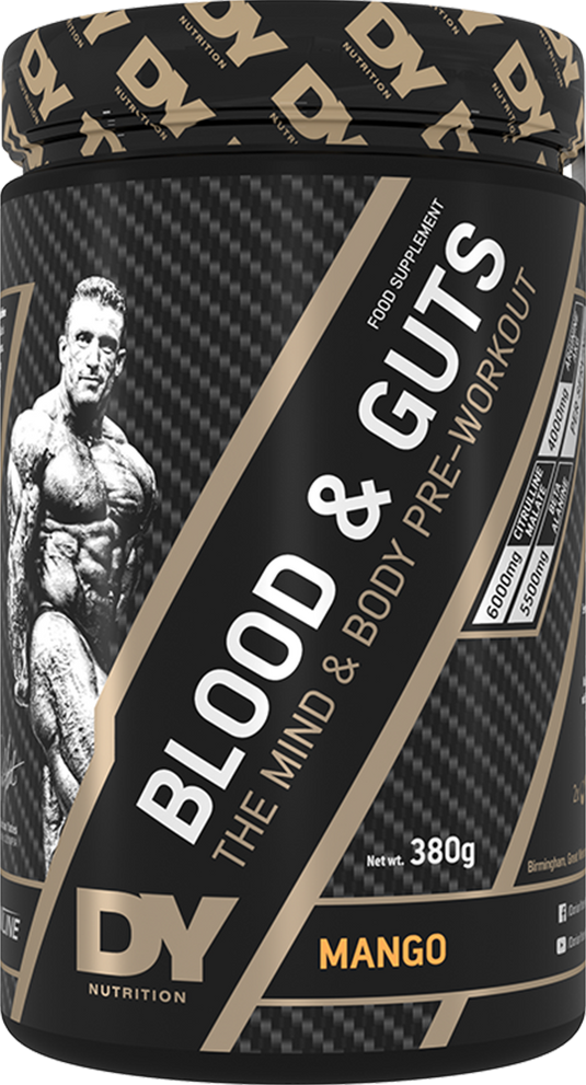 DY Nutrition Blood & Guts PWO - 380 g - Mango